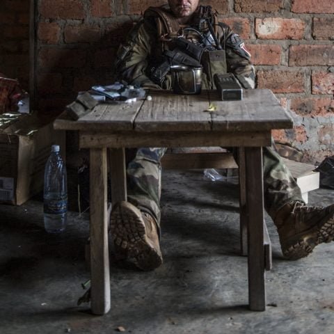 Legionnaire thinking about life after the French Foreign Legion