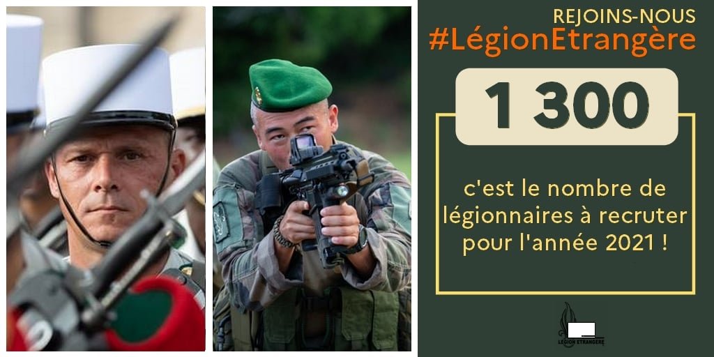 French Foreign Legion recruits