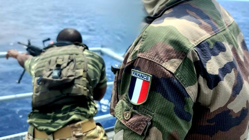 French Foreign Legion soldiers of the 5e RE in Mayotte during maritime training
