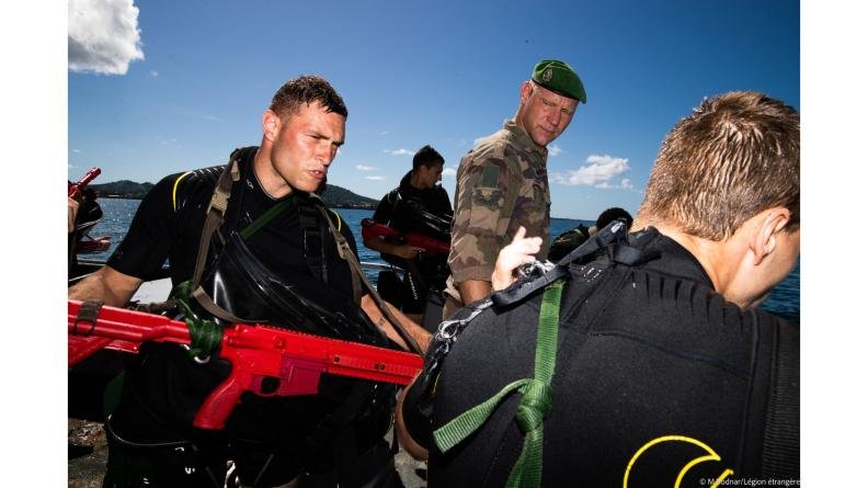 Soldiers of the 5e Régiment Étranger in Mayotte